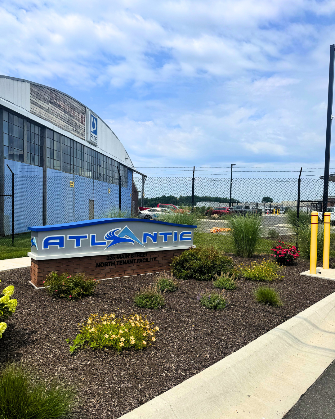 Commercial Landscape Maintenance at Atlantic Aviation in Stratford, CT